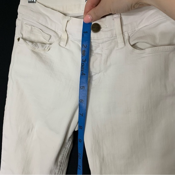 Frame Denim Le Skinny White Jeans, size 26 - Picture 7 of 9